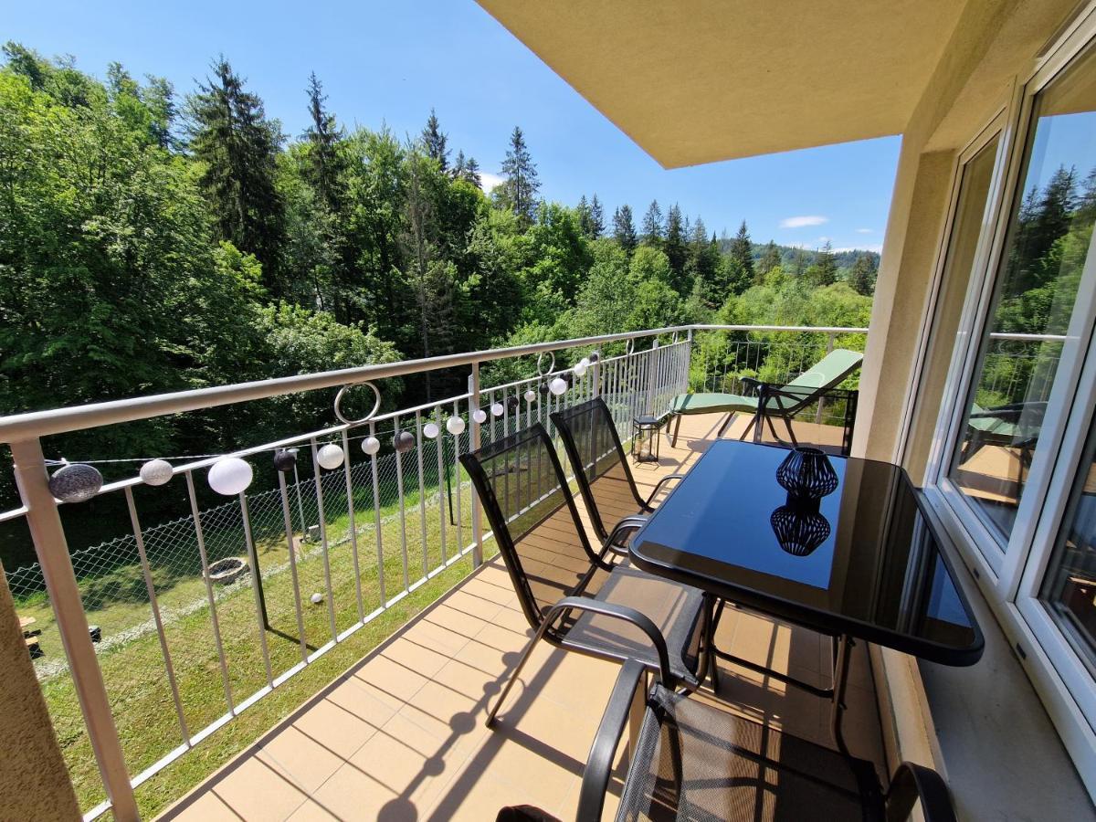 Na Bukowej, Apartament Widokowy Z Duzym Tarasem 维斯拉 外观 照片